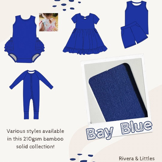 Bay Blue Solid Collection π