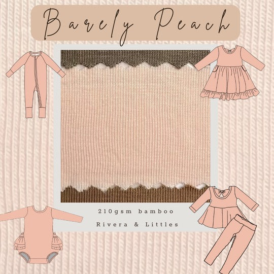 Barely Peach Adult Solid Collection π