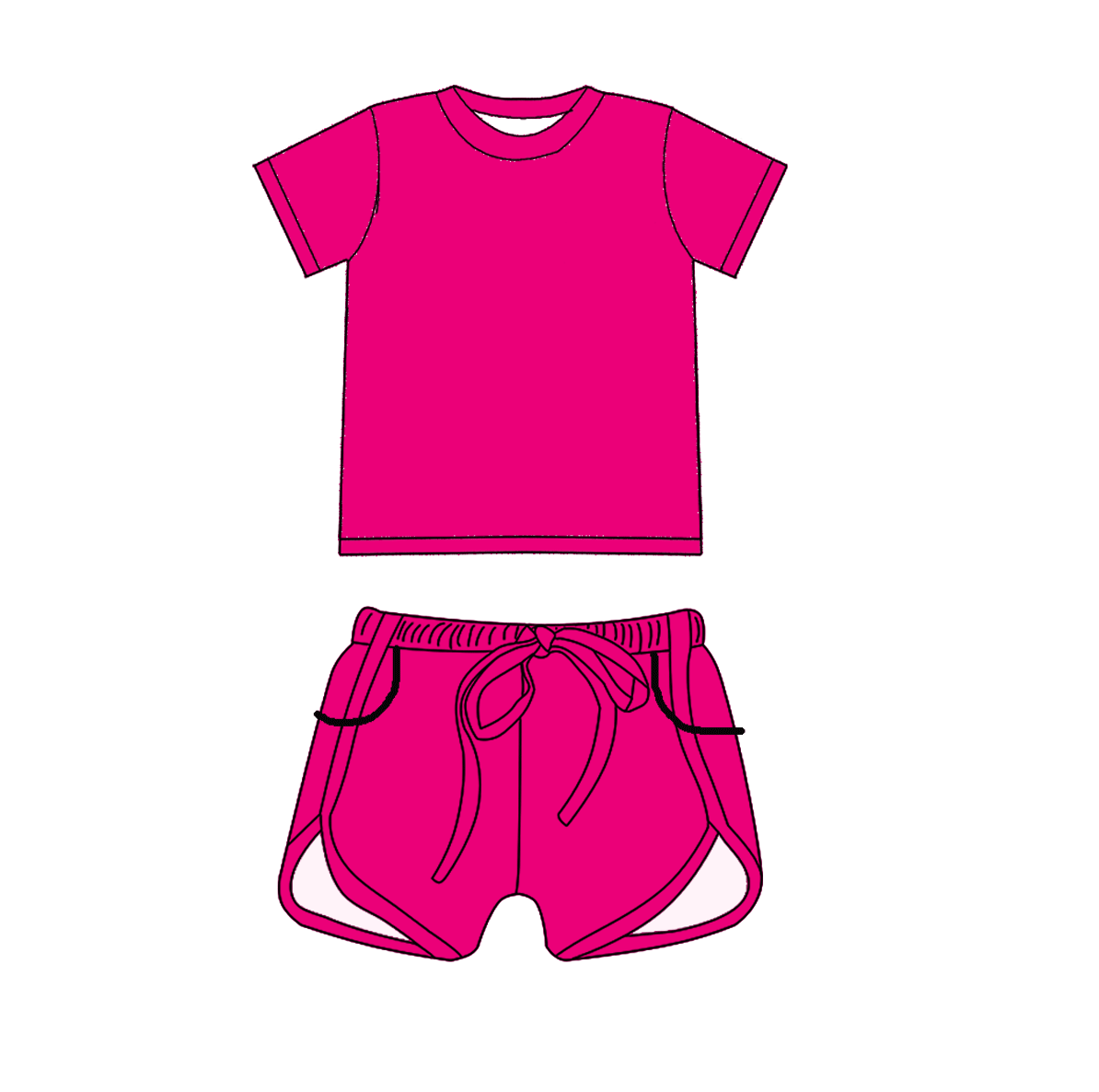Taffy Hot Pink Solid Collection