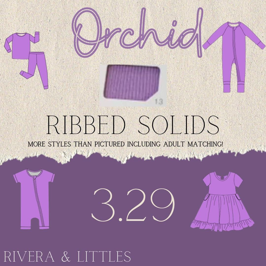 Orchid Ribbed Collection π