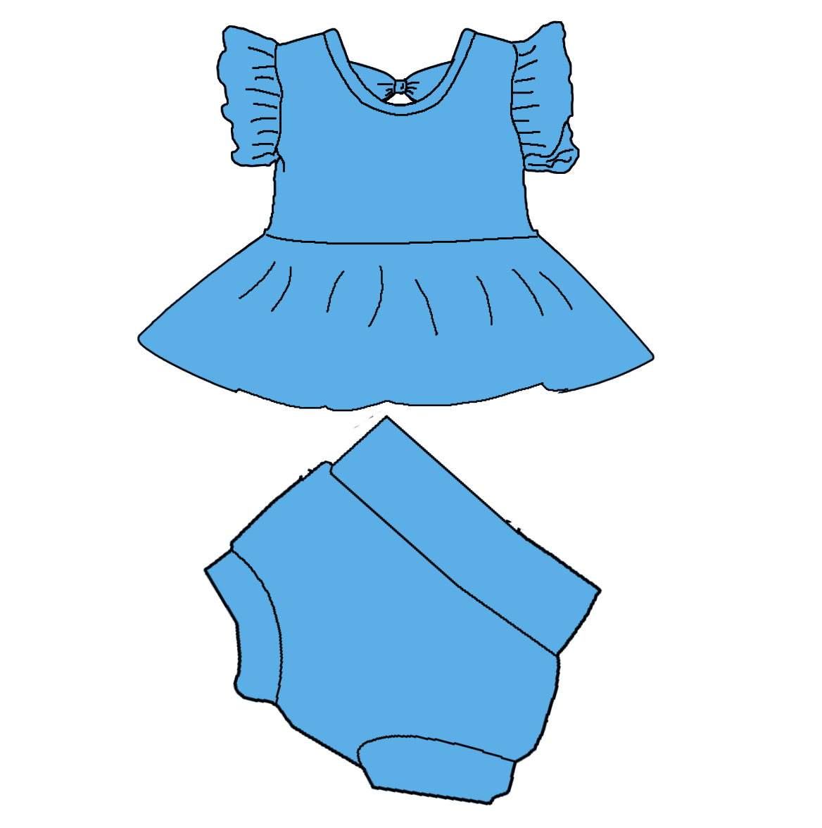 Azure Blue Solid Collection
