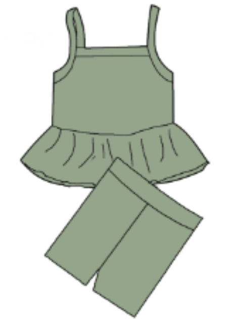 Sage Ribbed Collection
