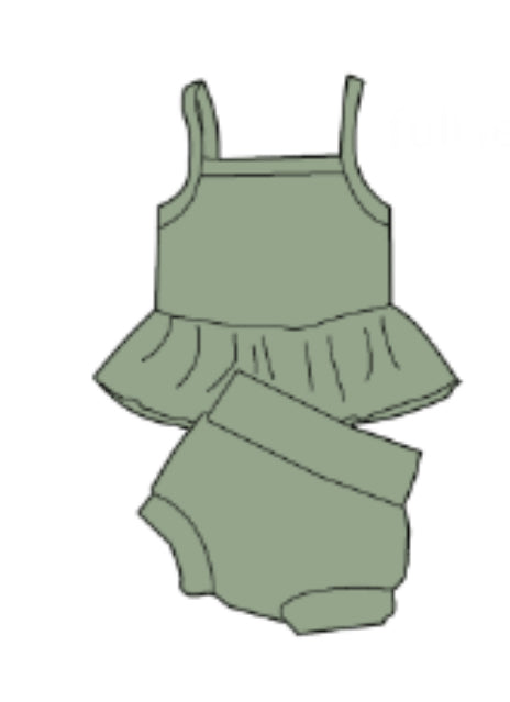 Sage Ribbed Collection