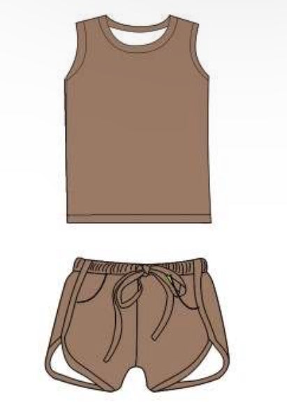 Mocha Ribbed Collection