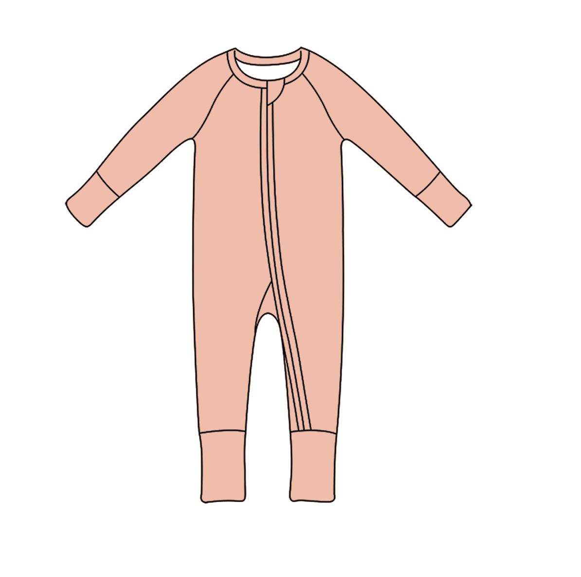 Barely Peach Solid Collection π