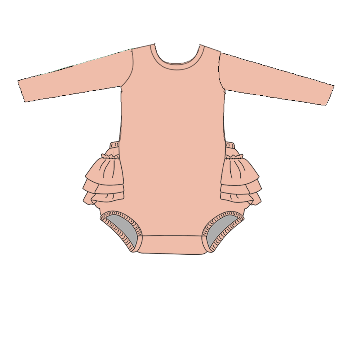 Barely Peach Solid Collection π