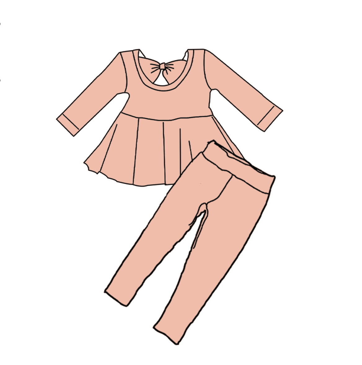 Barely Peach Solid Collection π