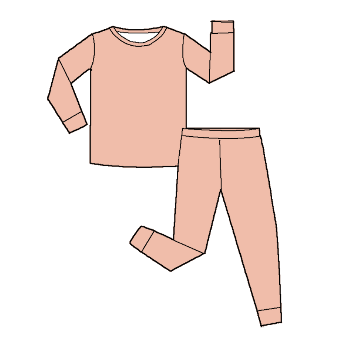 Barely Peach Solid Collection π