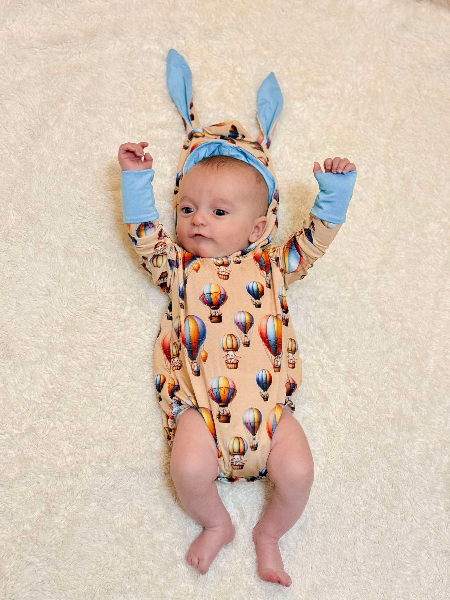 Hop Hop & Away Bunny Romper 0/3
