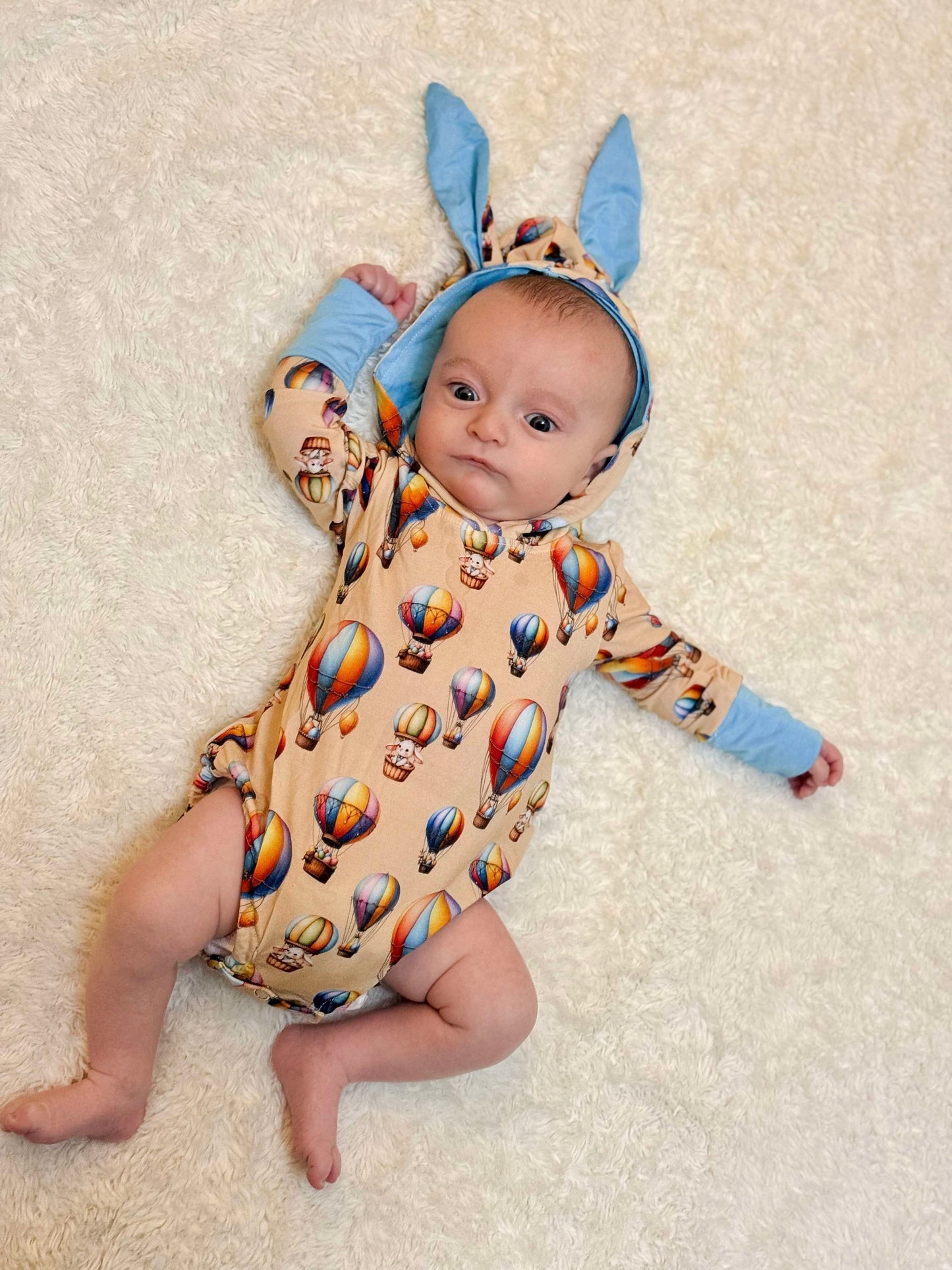 Hop Hop & Away Bunny Romper 0/3