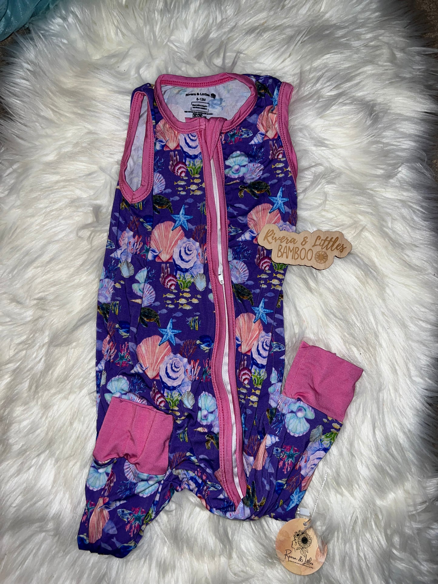 Shelly Tank Zip Romper 6/12
