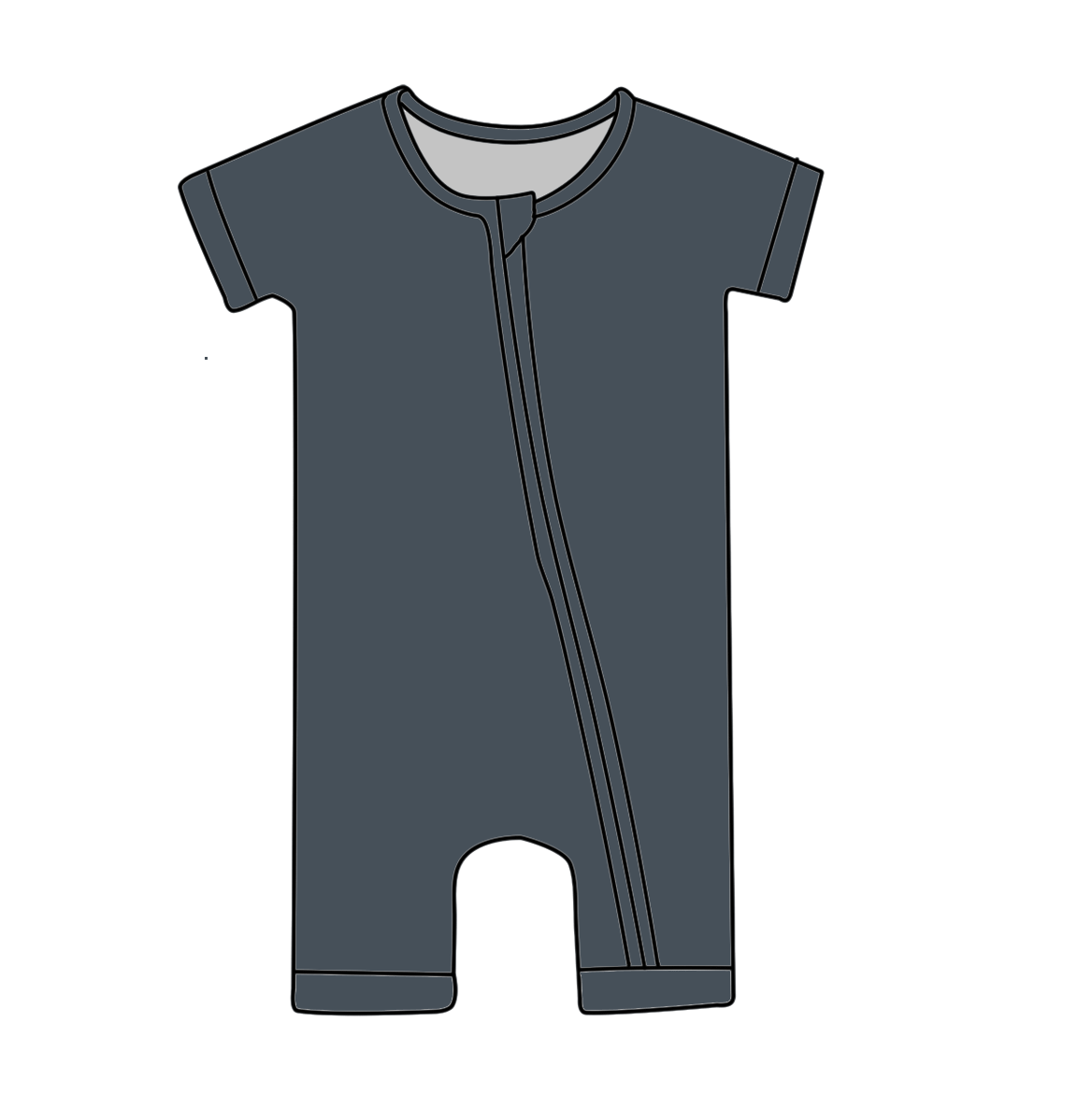 Steel Blue Ribbed Collection