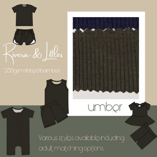 Umber Ribbed Collection