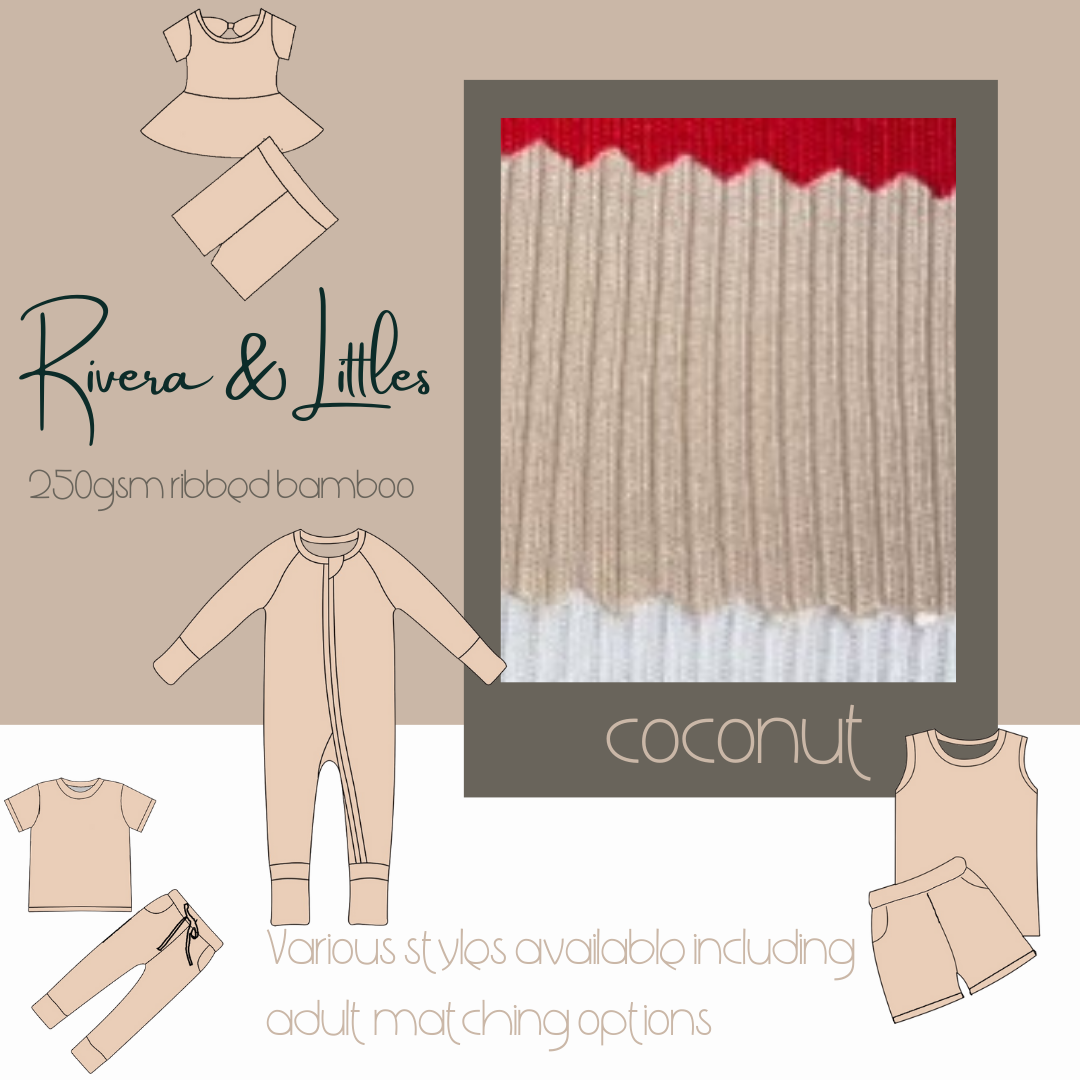 Coconut Ribbed Adult Collection