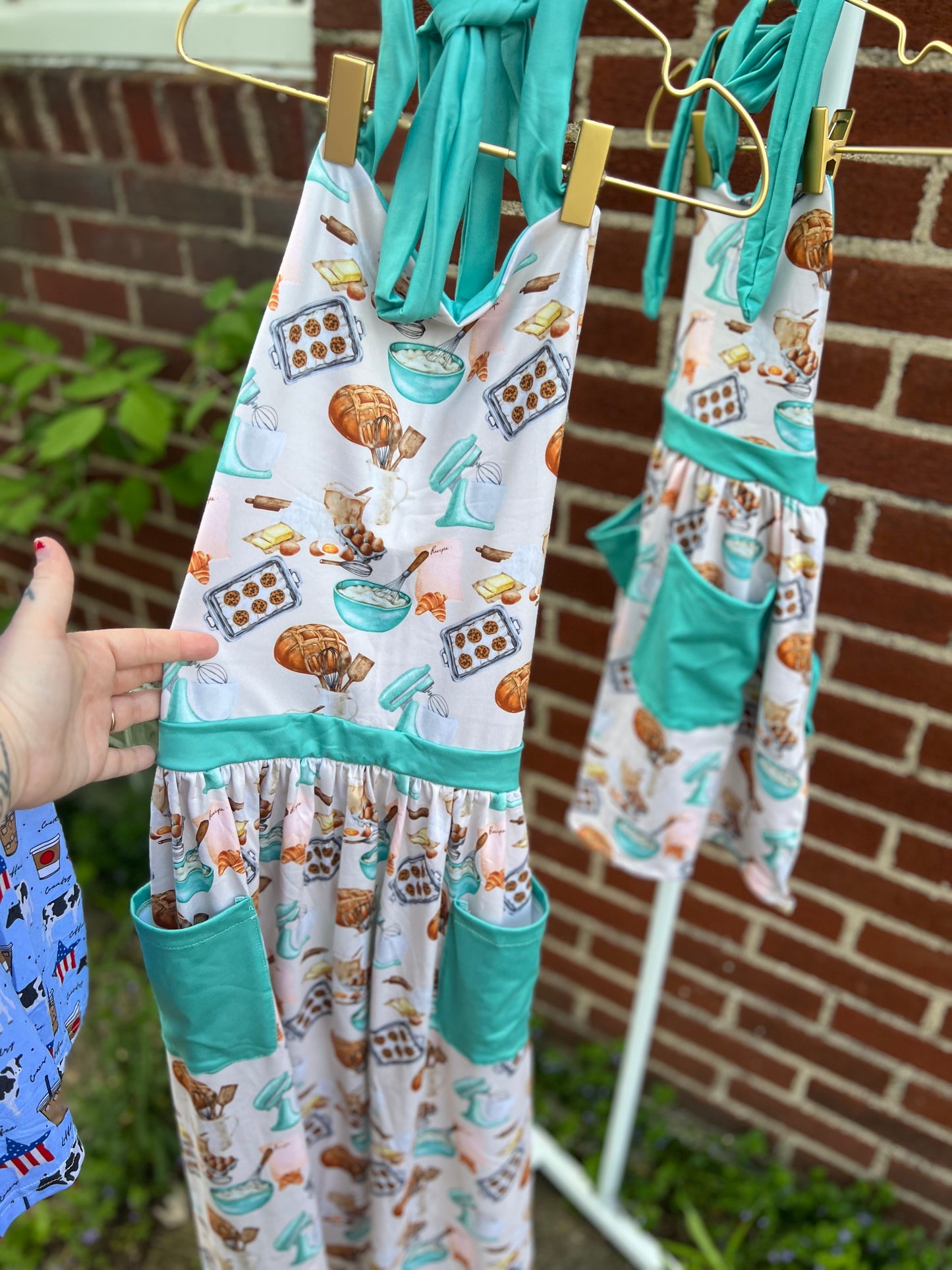 Home Grown Vegetable Collection Aprons - Adult & Mini Matching Options♥️