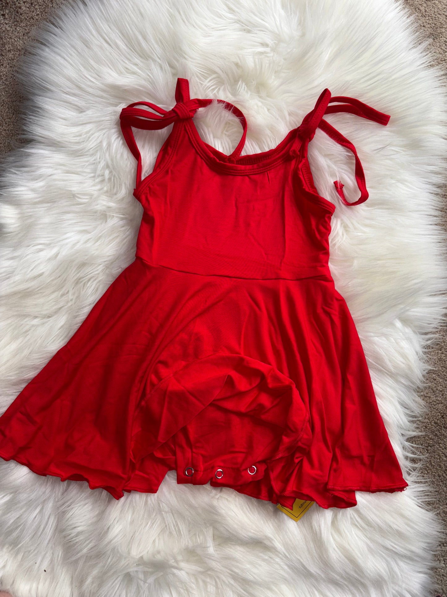 Solid Cherry Ballet Twirl 2T