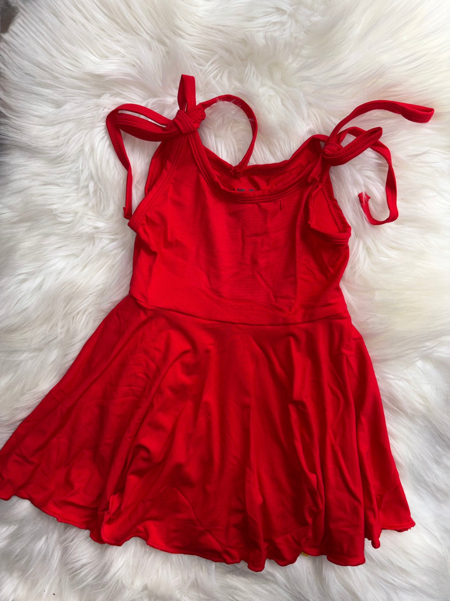 Solid Cherry Ballet Twirl 2T