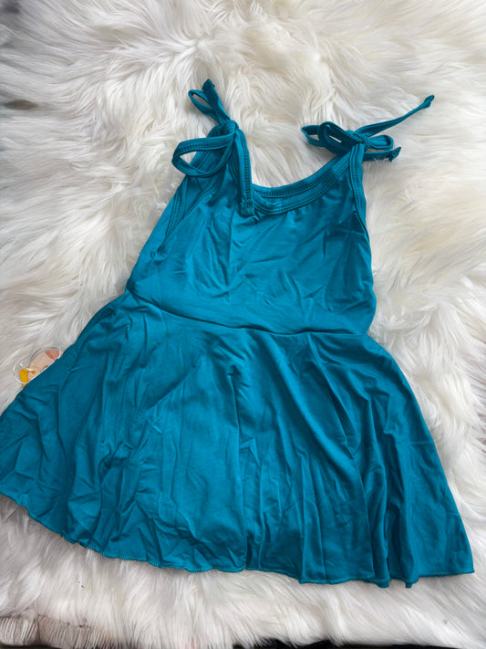 Bold Turquoise Solid Ballet Twirl 2T