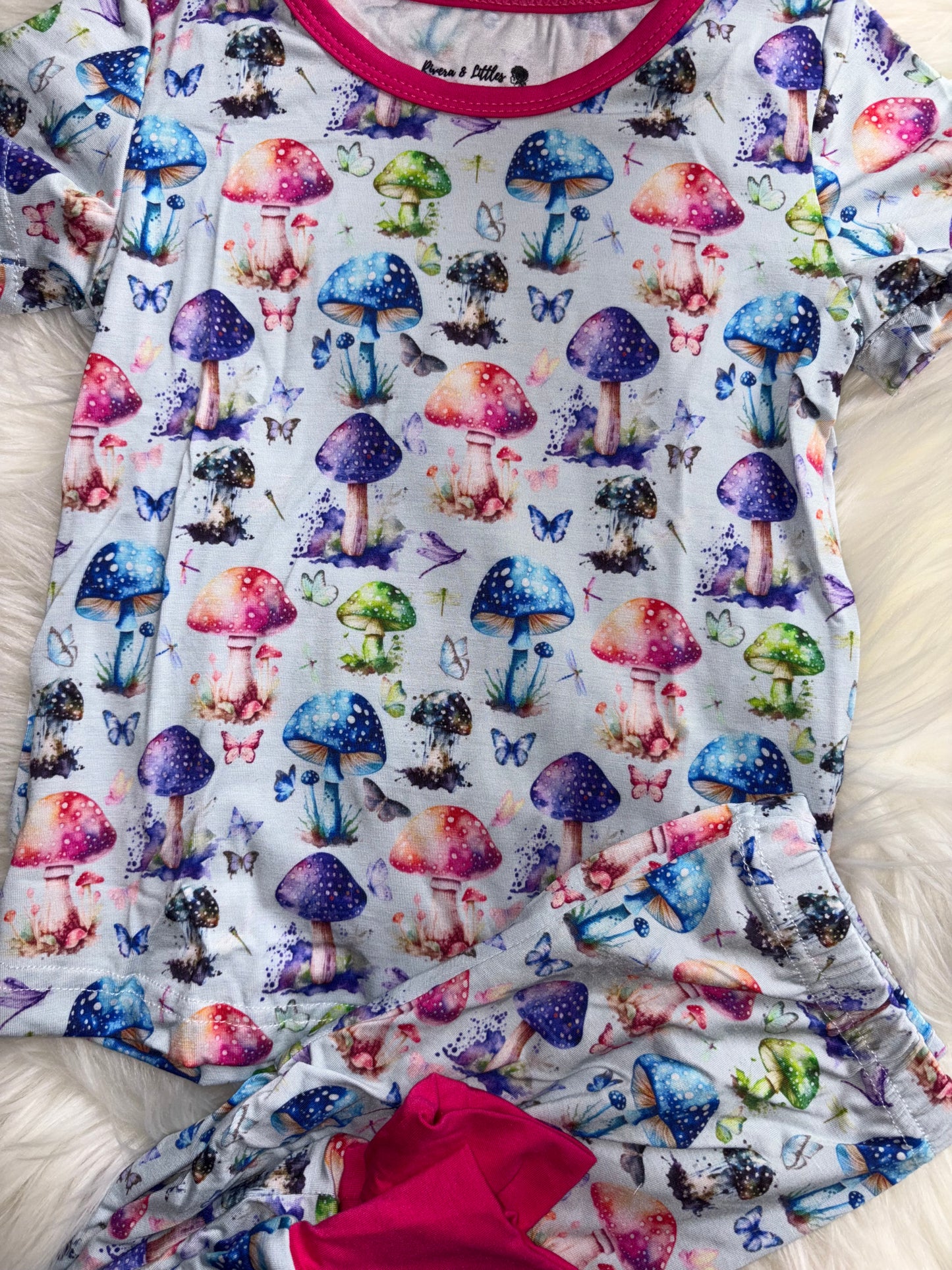 Mystic Mushrooms Pajama Set 3T