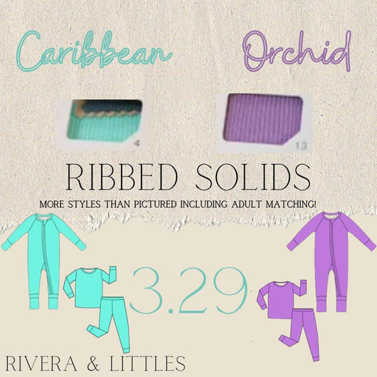 Caribbean Adult Ribbed Collection