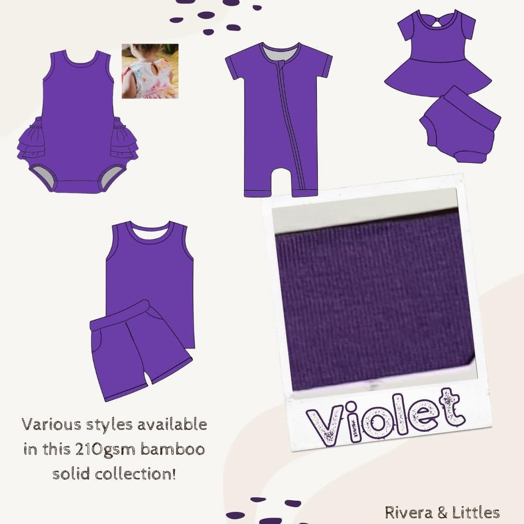 Violet Adult Solid Collection💜