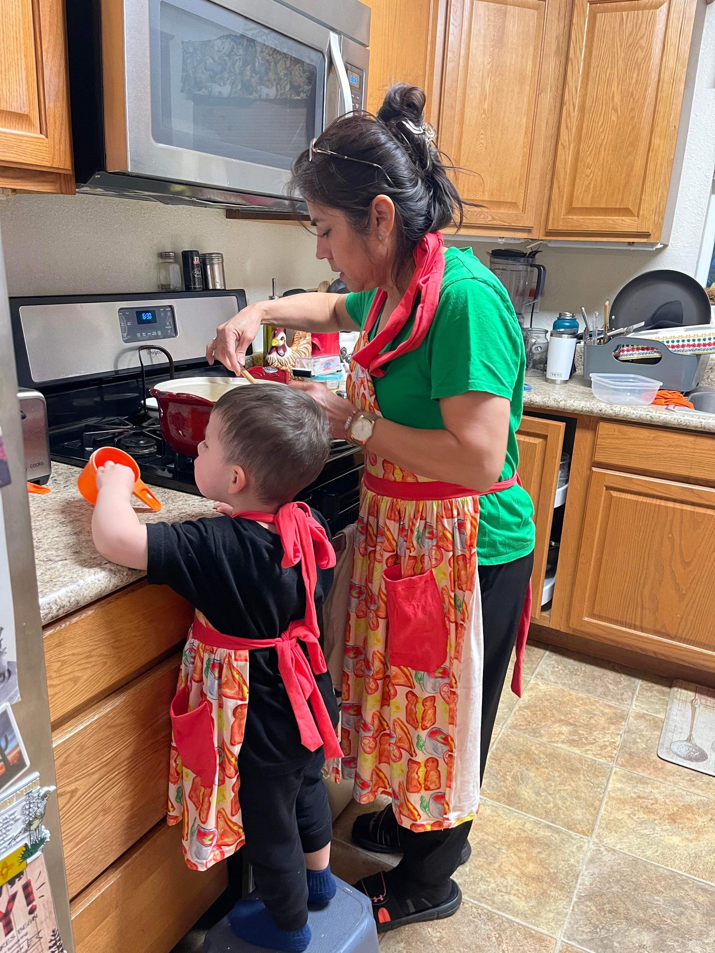 Home Grown Vegetable Collection Aprons - Adult & Mini Matching Options♥️