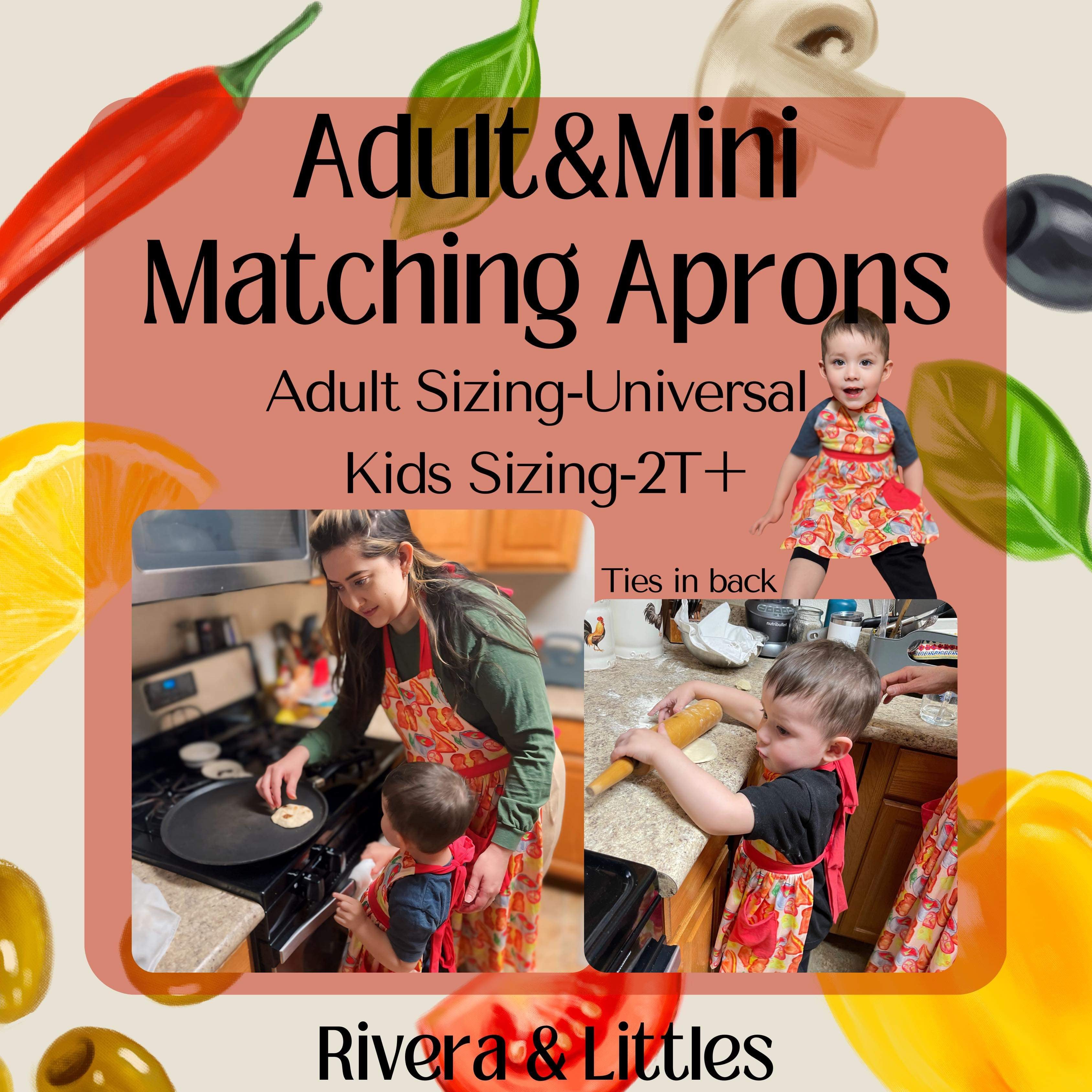 Aprons - Adult & Mini Matching Options♥️ – Rivera & Littles