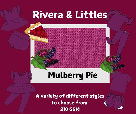 Mulberry Pie Adult Solid Collection