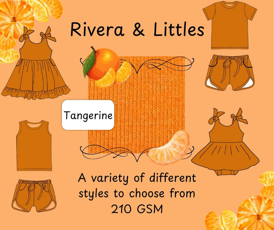 Tangerine Adult Solid Collection