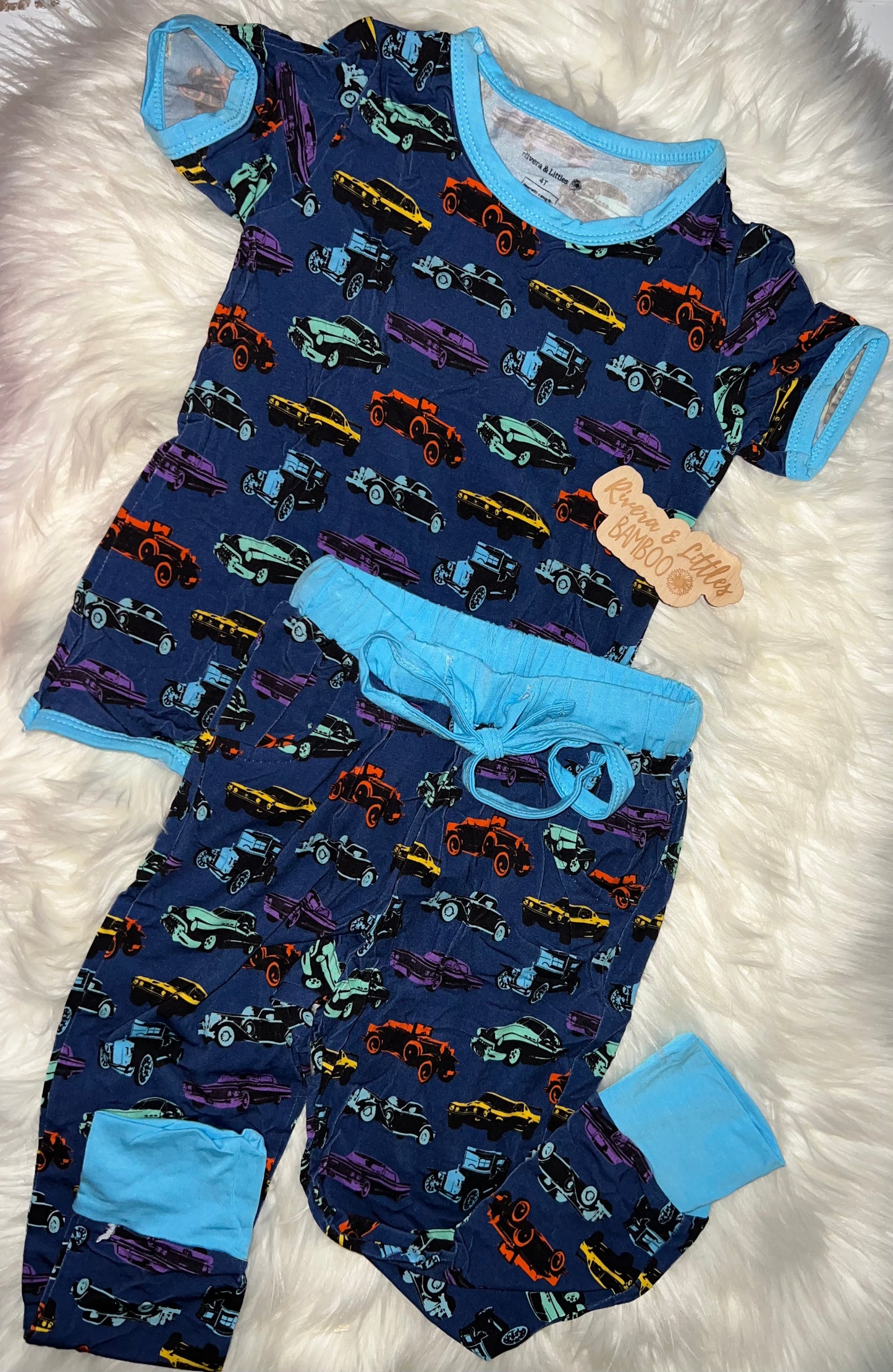 Vintage Cars Jogger Set