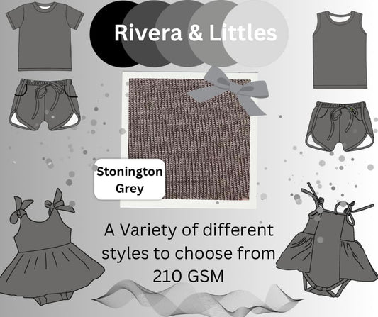 Stonington Grey Adult Solid Collection