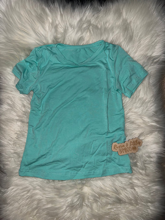 Aqua Solid Bamboo Shirt 5/6t