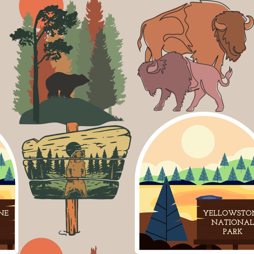 Adult Shirts - All National Park Collections