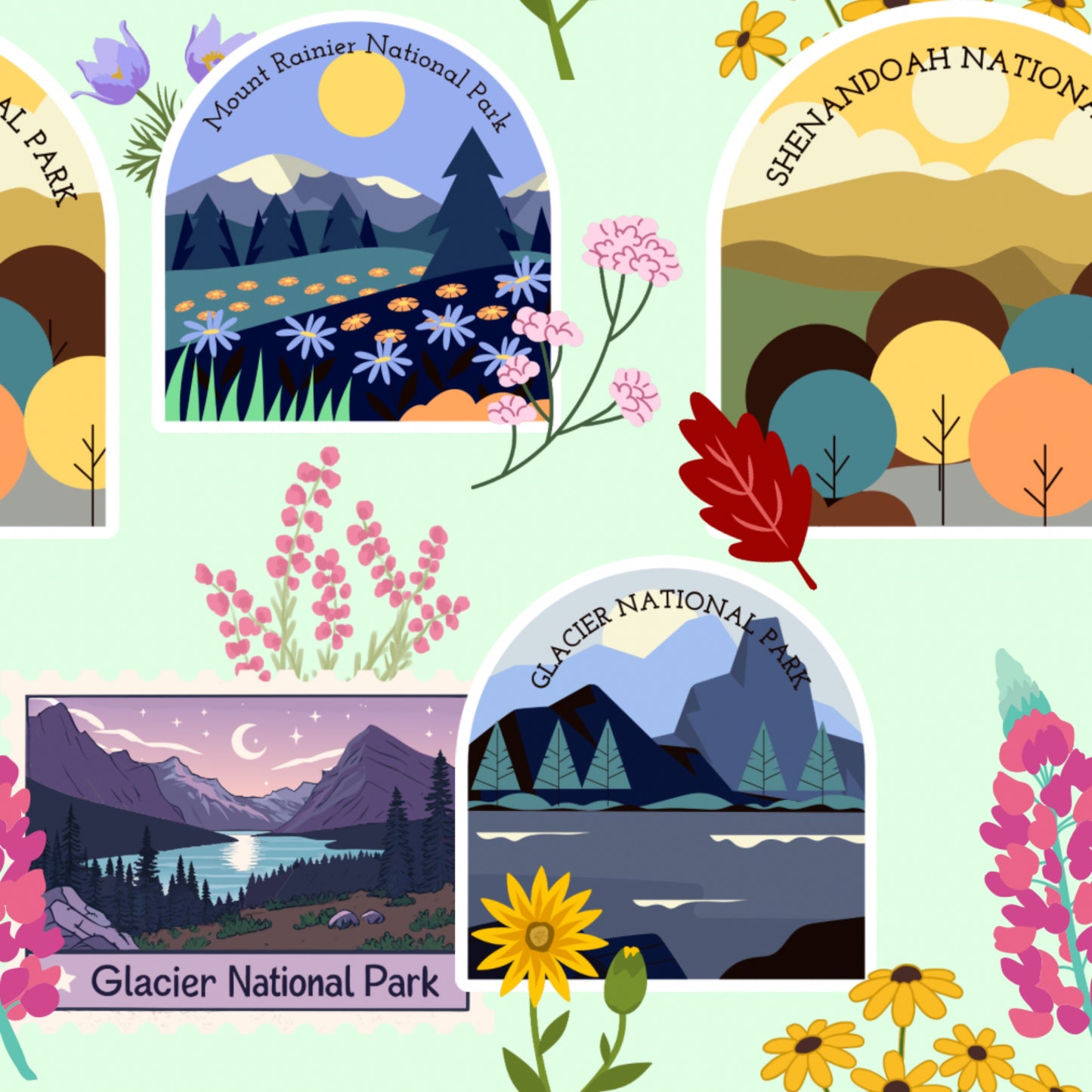 Adult Shirts - All National Park Collections