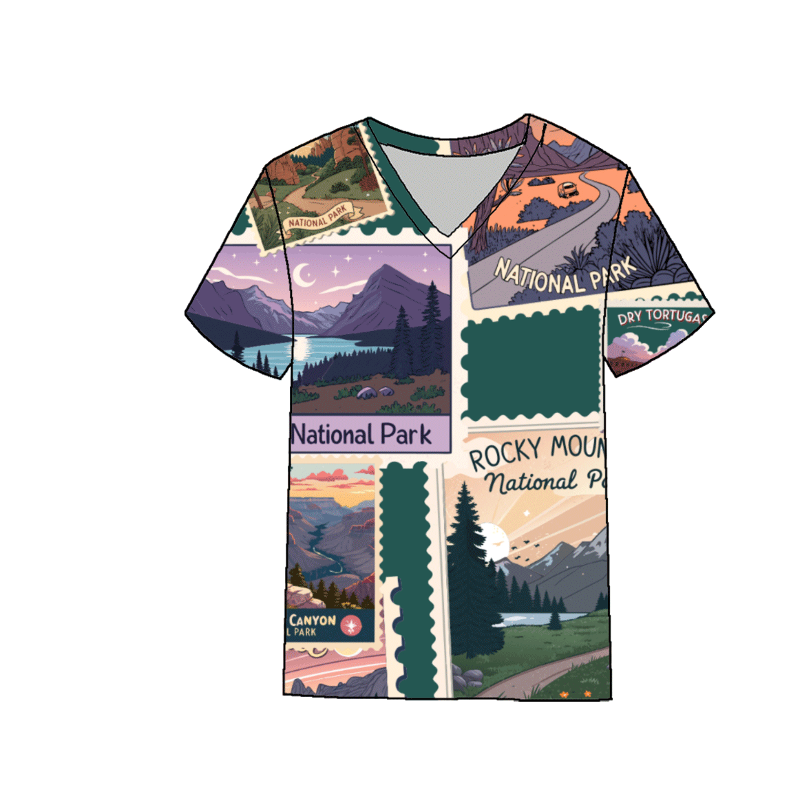 Adult Shirts - All National Park Collections