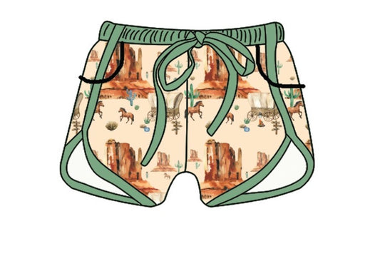Adult Bamboo Shorts - Western Collections