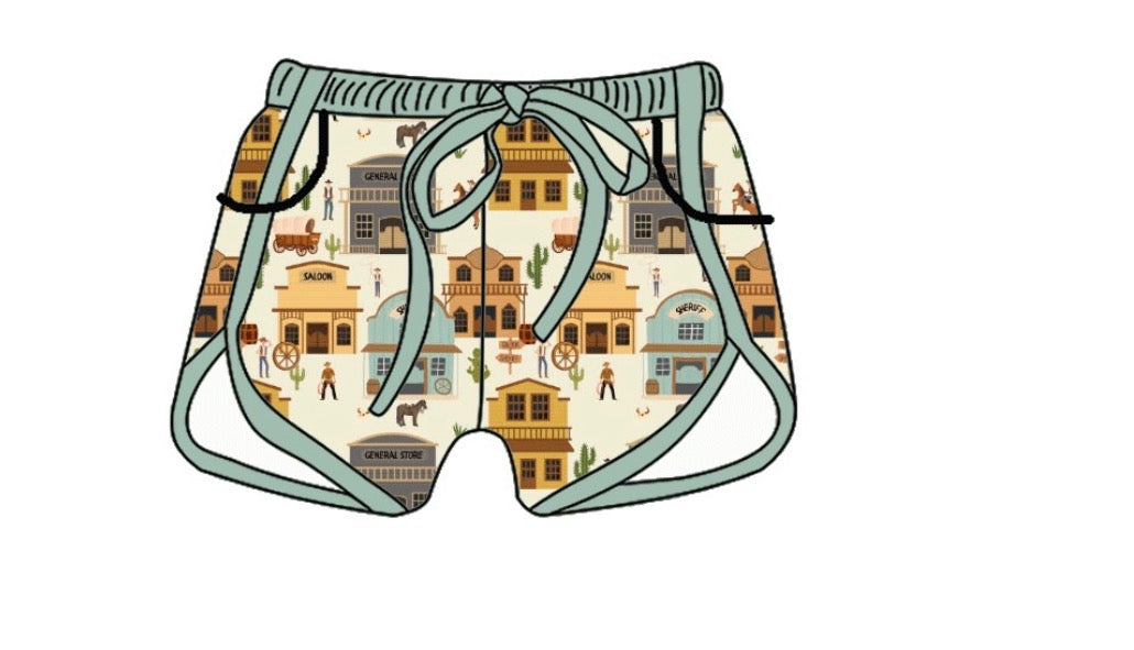 Adult Bamboo Shorts - Western Collections