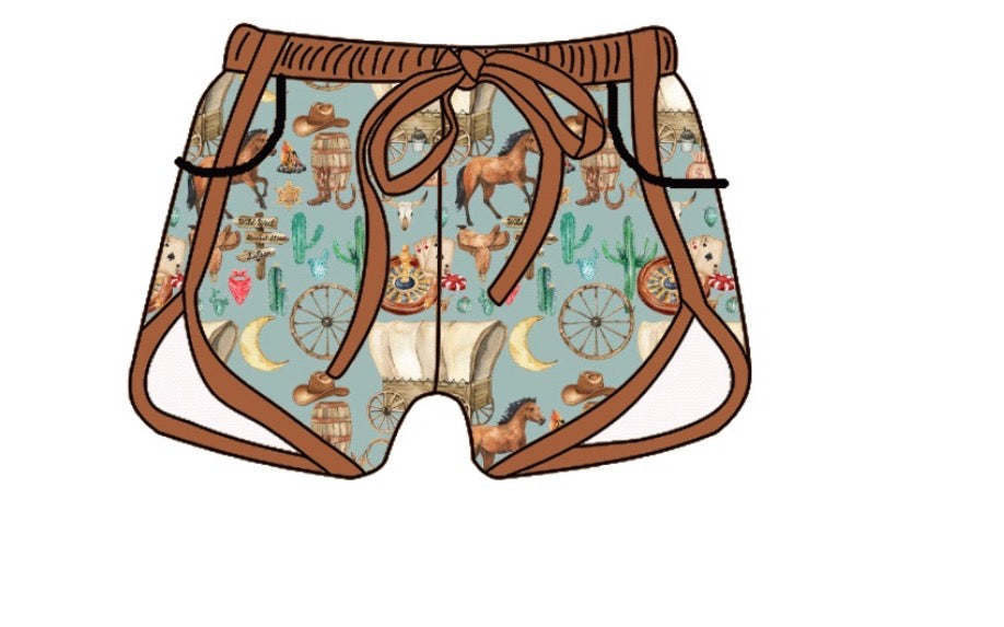 Adult Bamboo Shorts - Western Collections