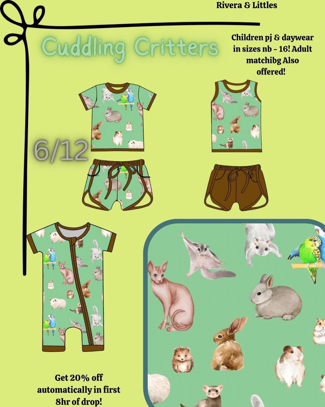 Cuddling Critters Collection