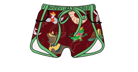 Adult Bamboo Shorts - Fiesta Then Siesta Collections