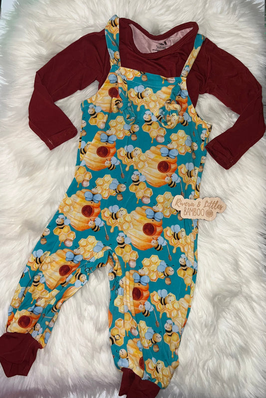 Sweet As Honey Overall Set 12/18