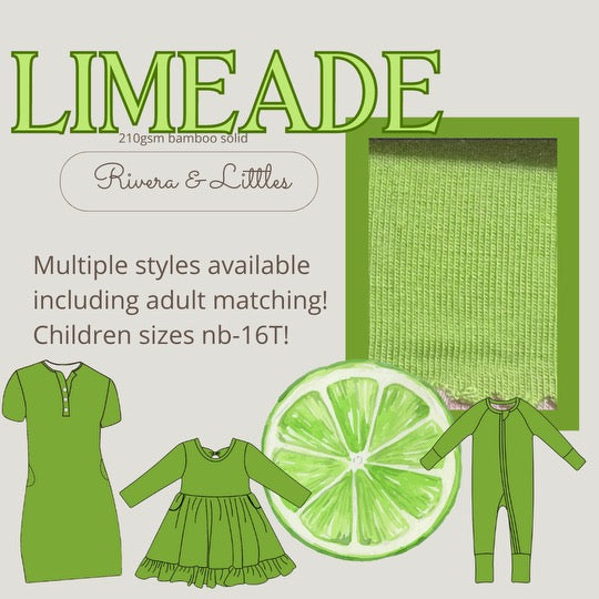 Limeade Adult Solid Collection