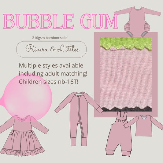 Bubble Gum Solid Collection