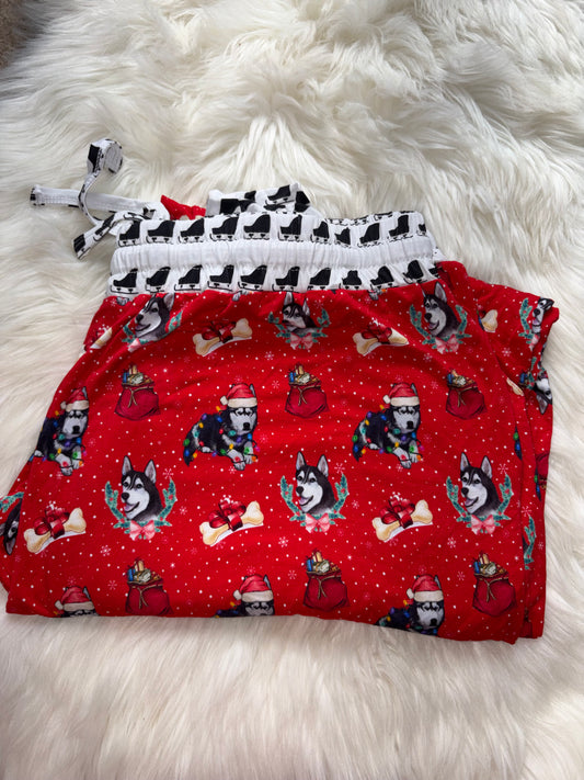 Christmas Husky 3XL Adult Joggers