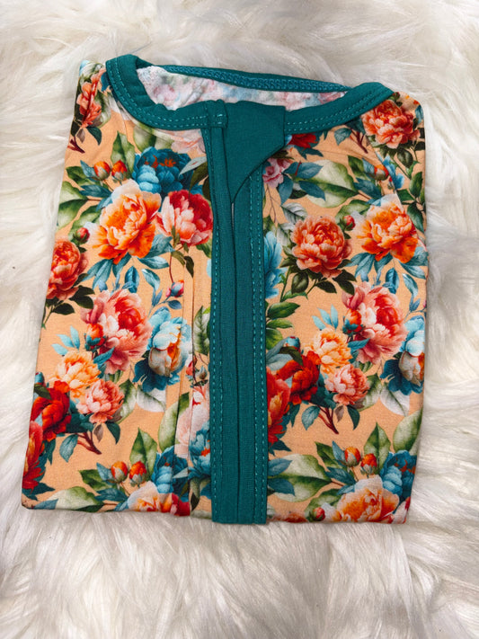 Tracey Floral 6/12 Zippy