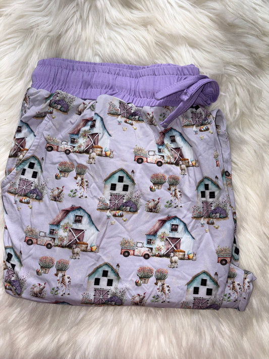 Lavender Farm XL Joggers