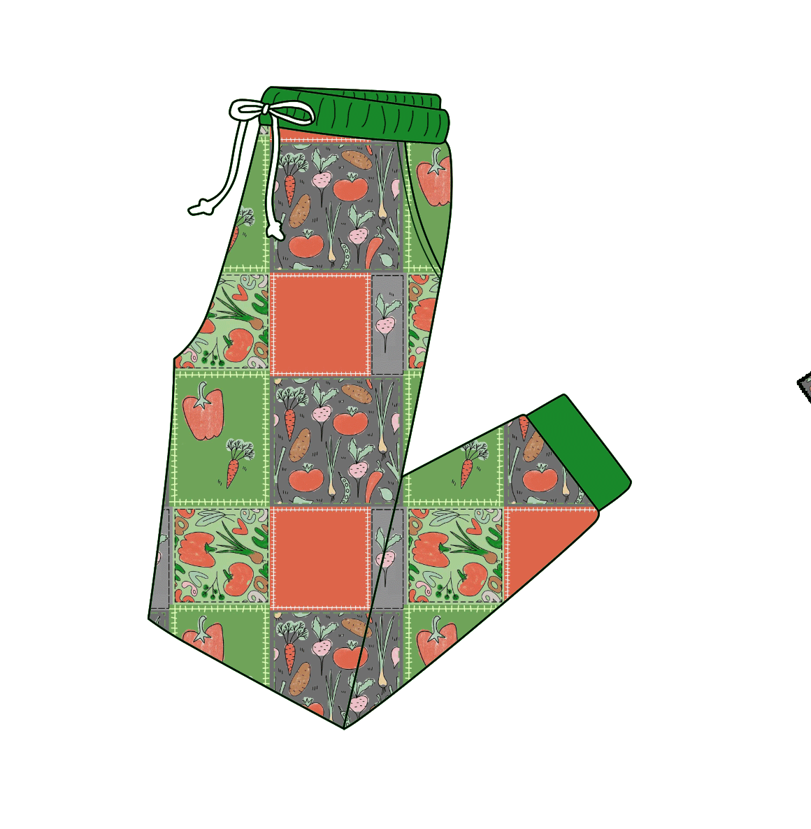 Adult Bamboo Joggers - Patchwork Party Collections