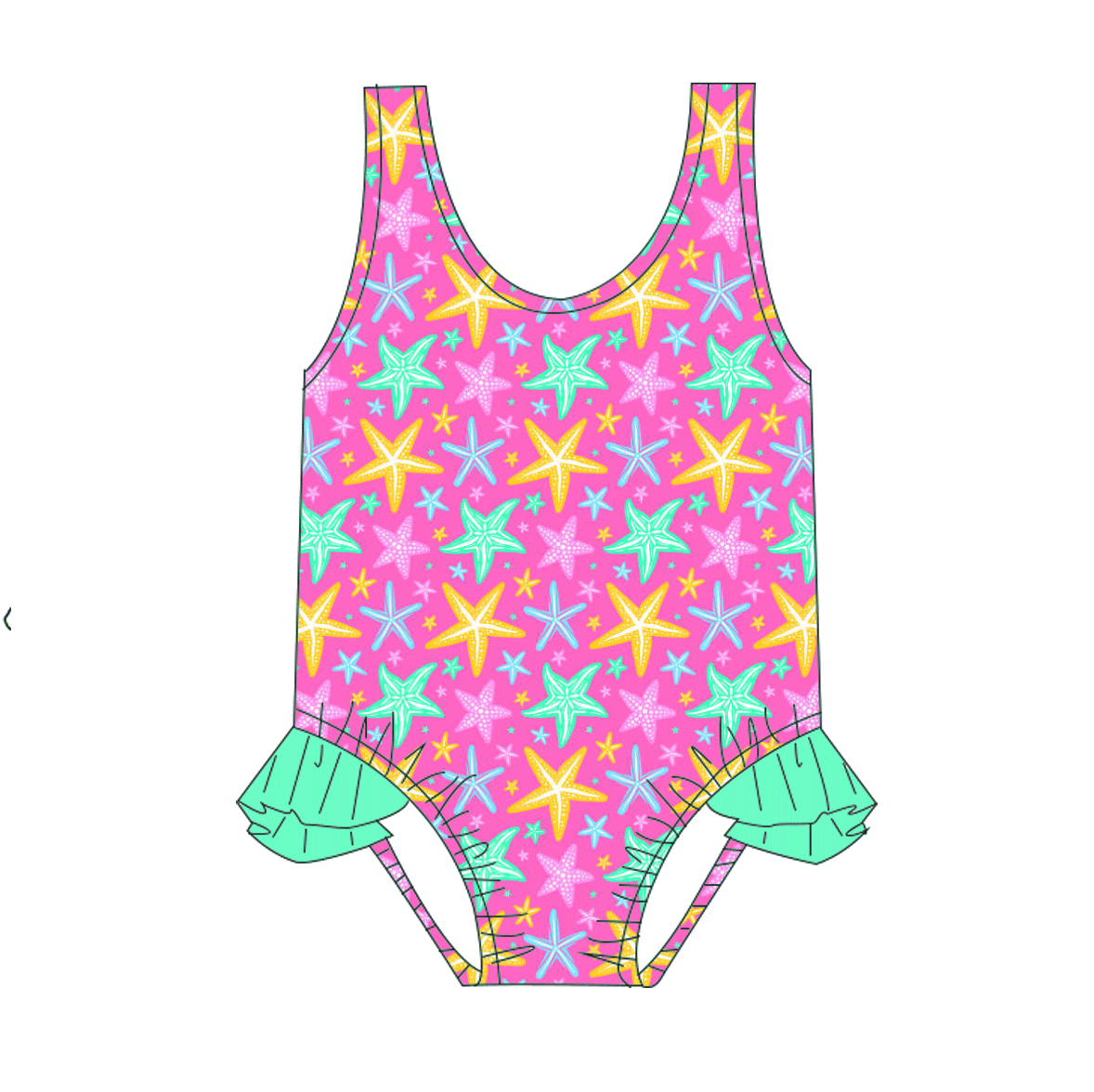 Starfish Summer Swim Girl and Gender Neutral Collection