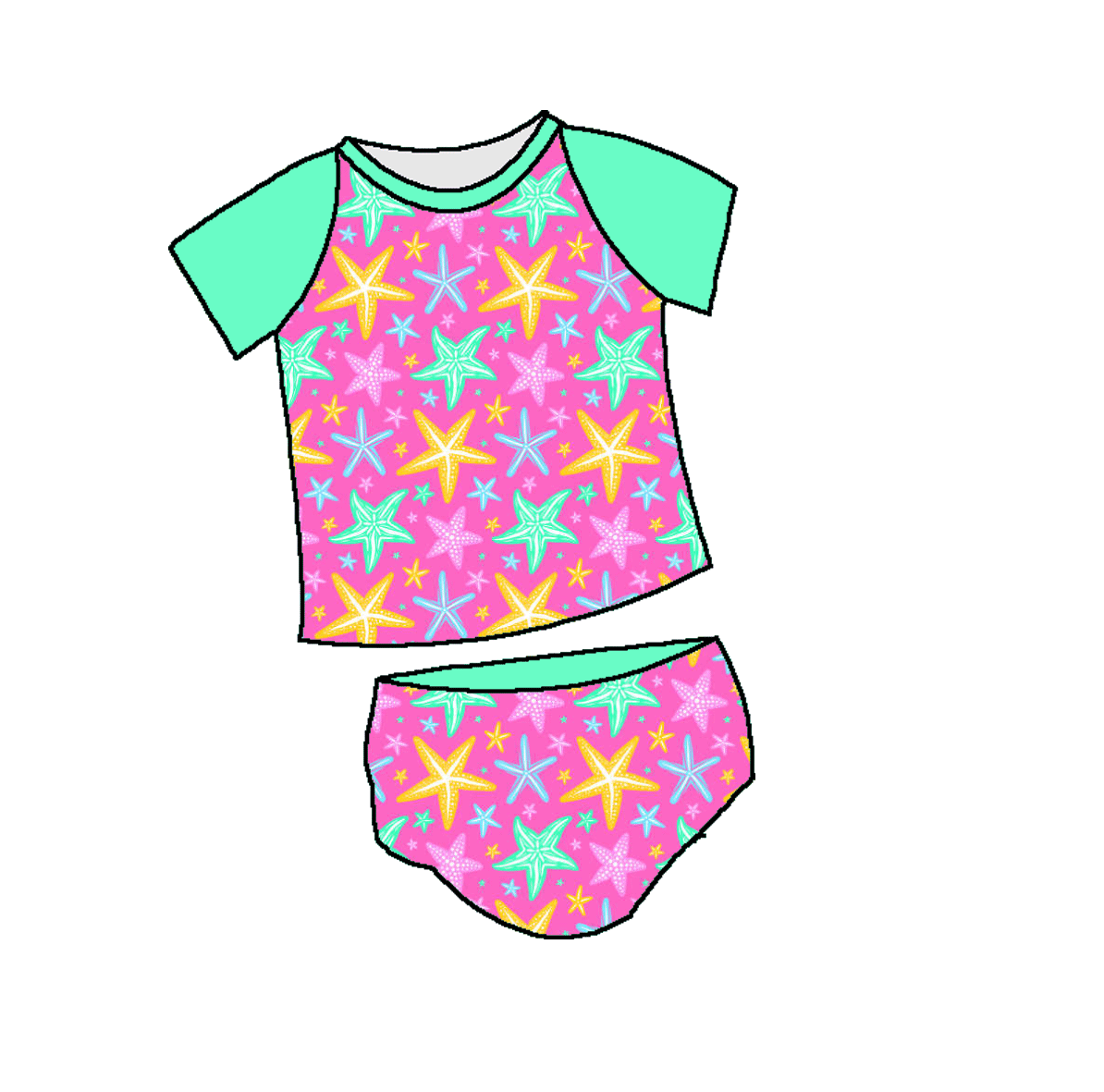 Starfish Summer Swim Girl and Gender Neutral Collection