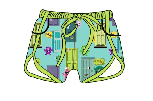 Adult Bamboo Shorts - Patchwork Party Collections